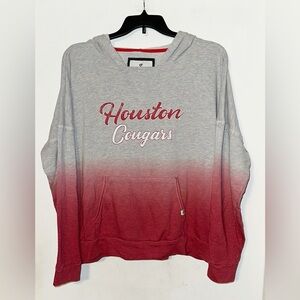 Houston Cougars Lightweight Unisex Hoodie EUC SZ Men XL OR Womens 2-3X
